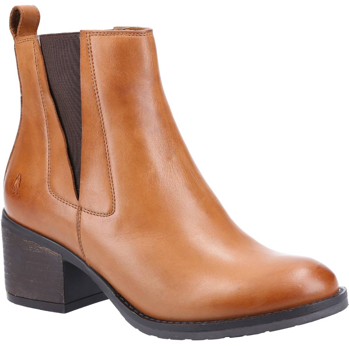 Hush Puppies Hermione Tan Womens ankle boots HPW1000-239-2 in a Plain Leather in Size 6
